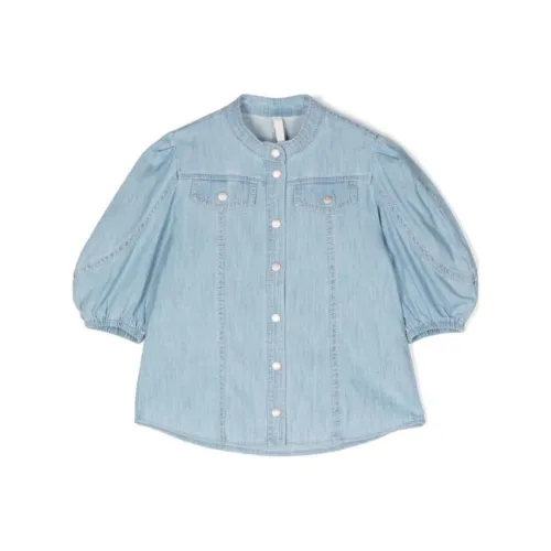 Zimmermann Рубашка Light Blue Baby