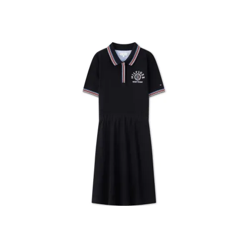 Tommy Hilfiger Темно-синий 654 Платья для дошкольников
