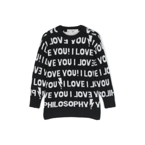 PHILOSOPHY DI LORENZO SERAFINI Черный Kids Свитеры