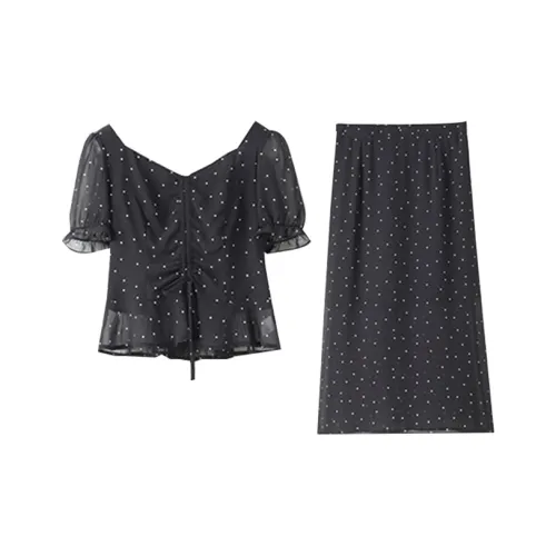 Frustration Garden Комплект с юбкой Женские Черный