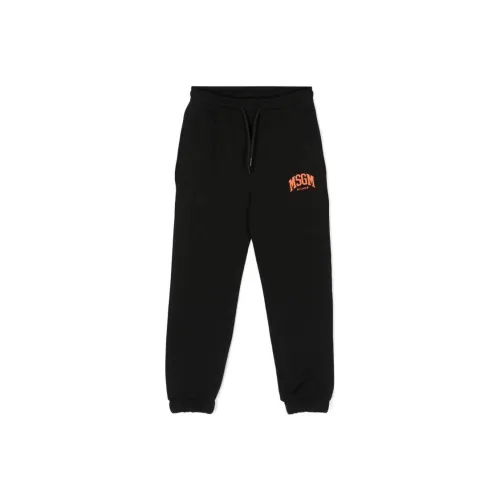 MSGM Черные Kids Спортивные брюки
