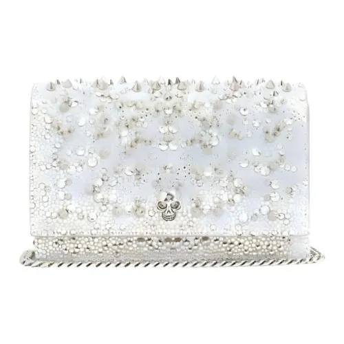 Alexander McQueen Замша Сумка через плечо Мини Женская Белая
