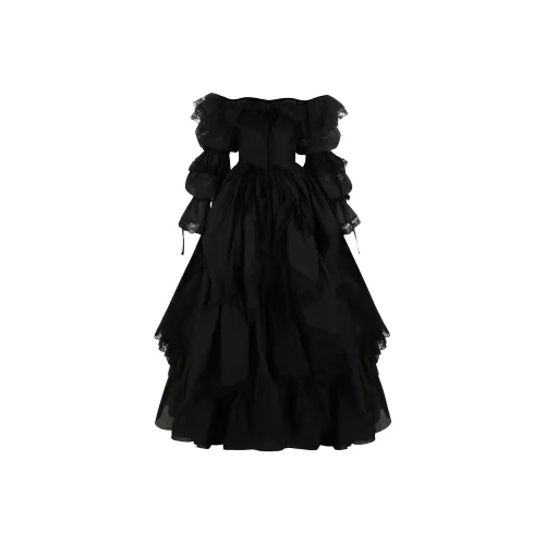 Selkie Коллекция FW24 Evening Платье Женское Черное