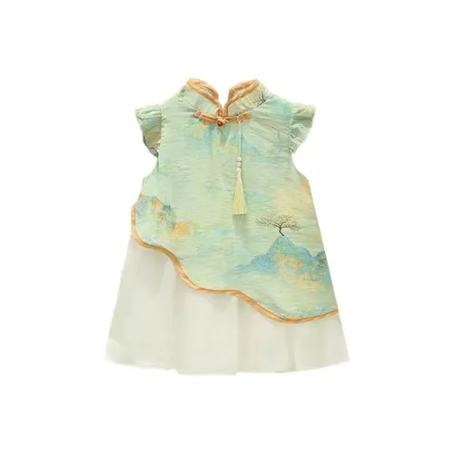 SNOOPY Детское платье светло-синего цвета