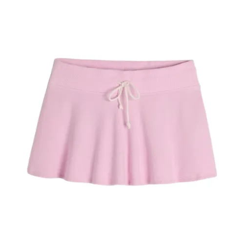 Hollister Повседневные короткие юбки Женские Розовый
