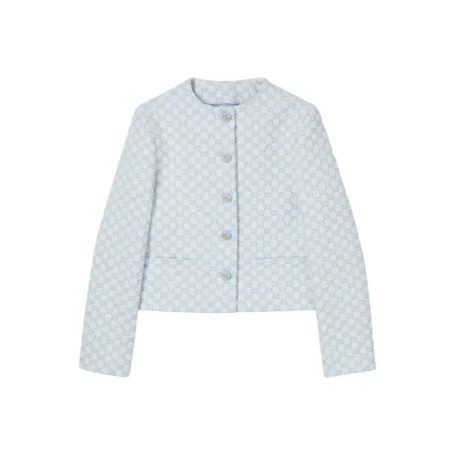 GUCCI FW25 Куртки и пальто Женские Светло-синий