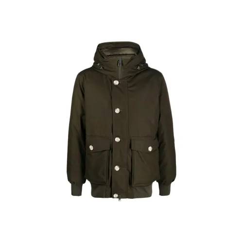 WOOLRICH Оливково-зеленые Мужские Куртки