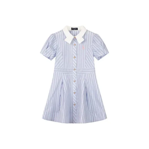 HAZZYS Детское платье многоцветные полосы