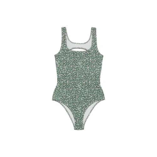 LACOSTE SS25 Ван-Пис Купальник Женский Трава Зеленый