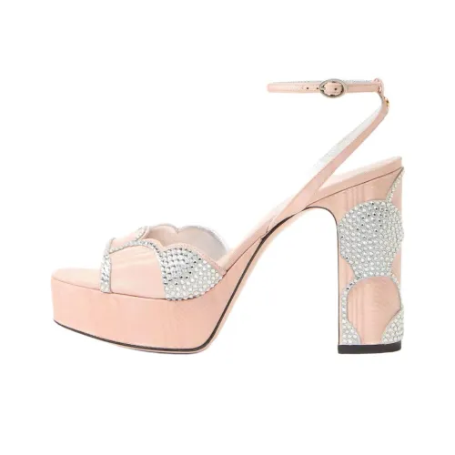 Valentino BOWOW One Ремень Сандалии 11,5 см Женские Розовые