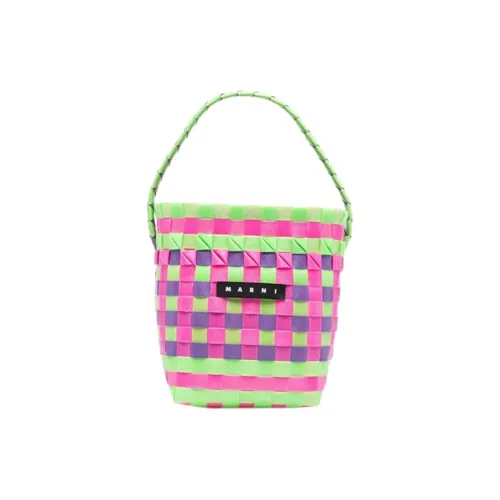 MARNI Полипропиленовая сумка-корзина детская сумка тоут-сумка сумка для покупок мини-сумка детская розовая зеленая