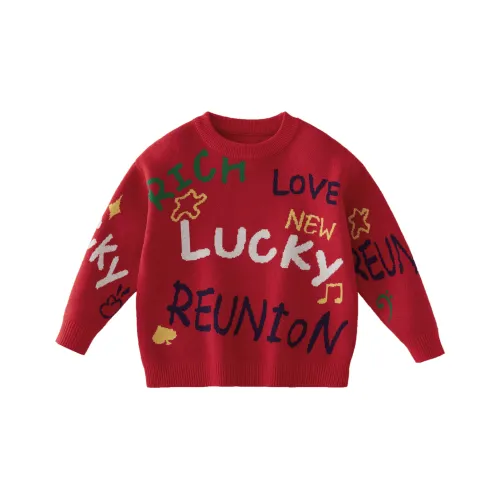 JELLYBABY Свитер Красный для детей 3-7 лет