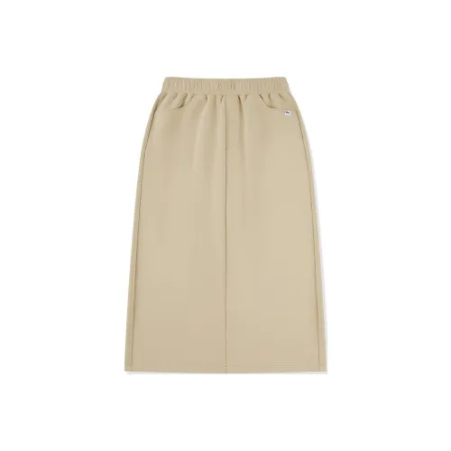 QIAODAN Get Rich Every Day Повседневный Длинный Юбка Женские Орехи