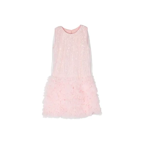 Blumarine Светло-розовые Платья для Детей