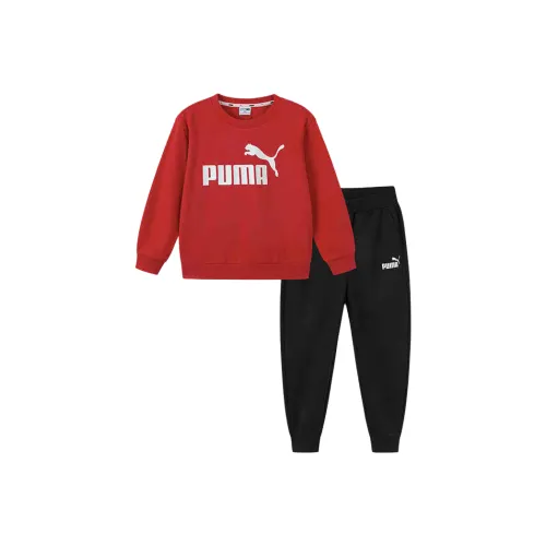 PUMA Повседневная спортивная одежда Sportstyle Series Красный черный Тон Детский