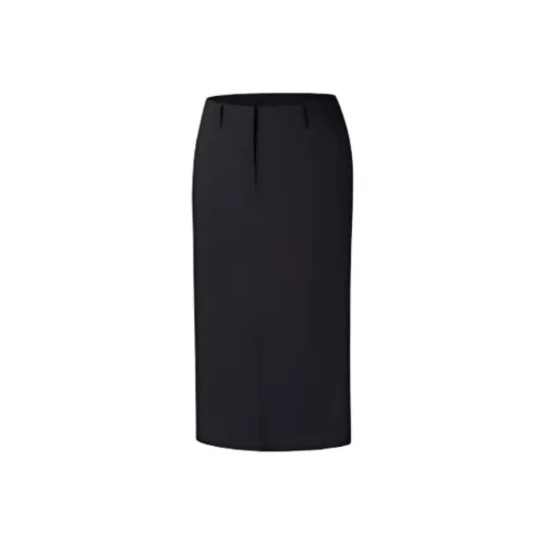 Anta Champion All Weather Series Повседневный Длинный Юбка Женская Основная Черная