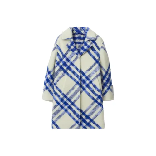 Burberry Стандартное издание Нейлон Пальто Весна-осень Зимний Детский Синий