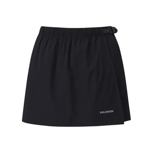 SALOMON Повседневные короткие юбки Женские Черный