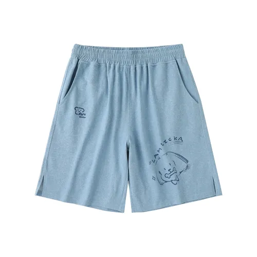 LAMLICKA Повседневные шорты унисекс синие