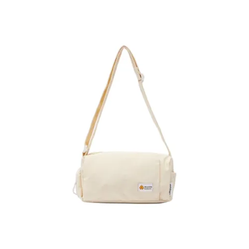 Three Blessings Ткань Сумка через плечо Средняя Женская Айвори Белый Черный Белый