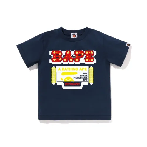 A BATHING APE Kids Т-рубашки