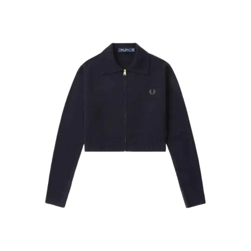FRED PERRY Черный BKX Женские Трикотаж