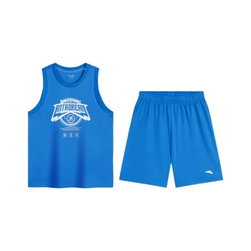 Antakids Детская баскетбольная футболка Детская Радость Синяя