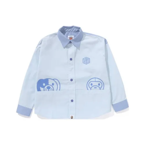 A BATHING APE Мультяшный детский топ весна-осень для малышей