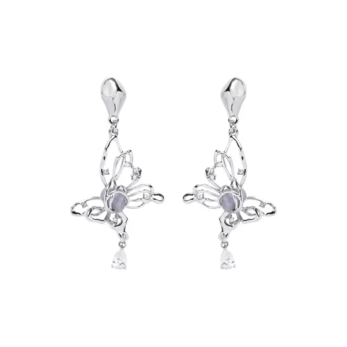 KING OF BLING Сплав Циркон Смола Серьги Женские