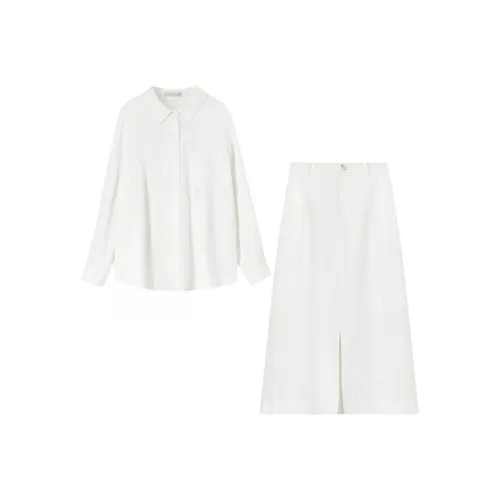 SENTUBILA Комплект с юбкой Женские Экрю