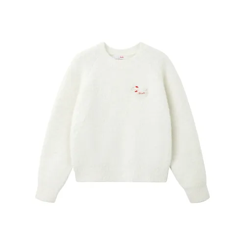 ELLE KIDS Кремово-белый Школьный возраст Свитеры