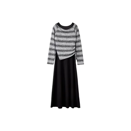 XIANGYING Комплект с юбкой Женские Черный