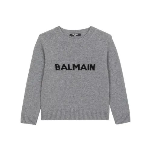 BALMAIN Kids Свитеры Вересковый серый