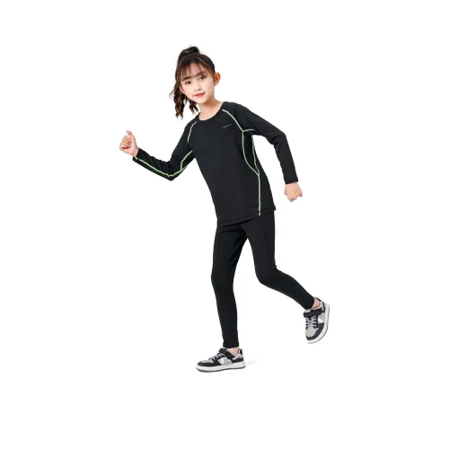 MESUCA Повседневная спортивная одежда Черный Зеленый Линия Детский