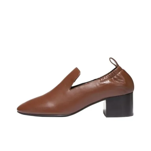 STUDIO NICHOLSON Грубый каблук Высокие каблуки 4,5 см Женские Коричневый