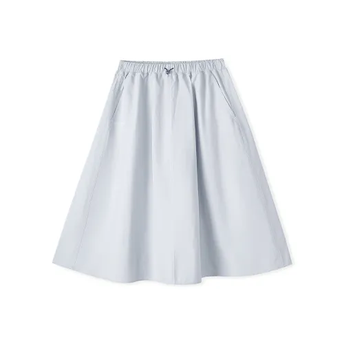 Skechers Повседневный Длинный Юбка Женские Микрочиповый серый