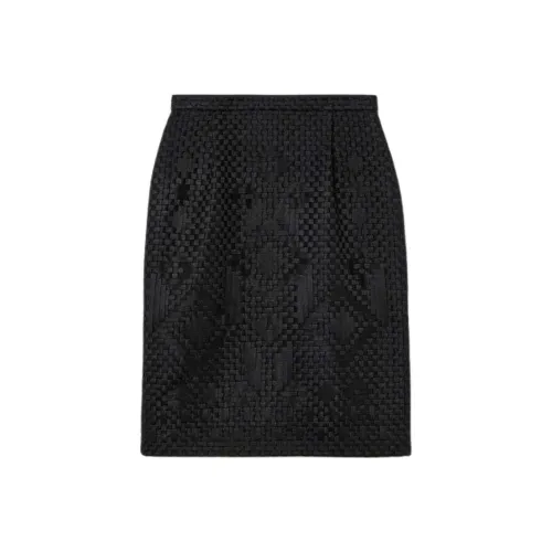 Loro Piana Черные Женские Повседневные Короткие Юбки