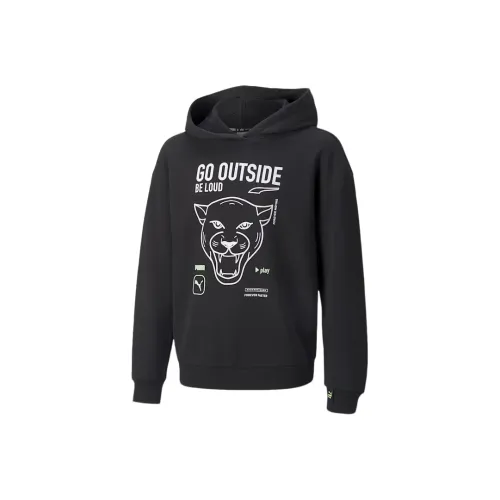 PUMA Толстовка Черный для детей 3-7 лет