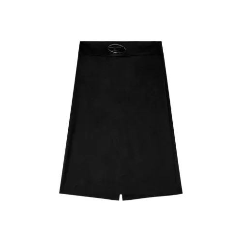 DIESEL FW24 Повседневный Длинный Юбка Женские Черный