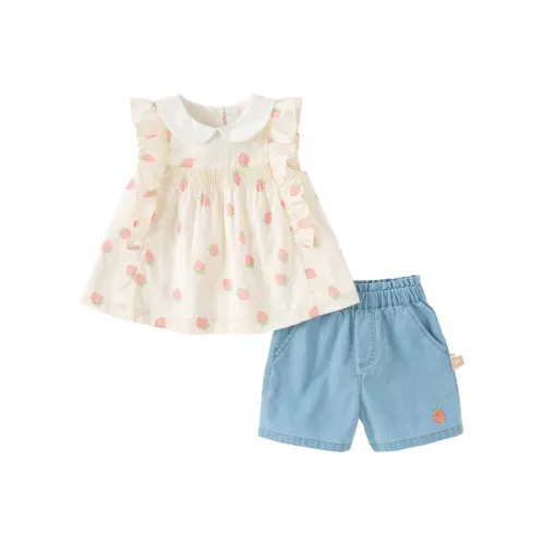 DAVE&BELLA Клубничный принт Kids Повседневная спортивная одежда