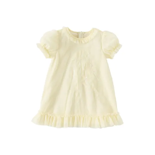 DAVE&BELLA Луна Желтый Детские Платья