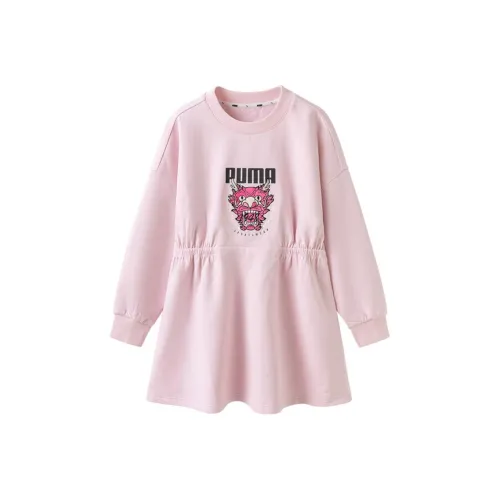 PUMA CNY Year of the Dragon series Детское платье Подростки Dream розовый