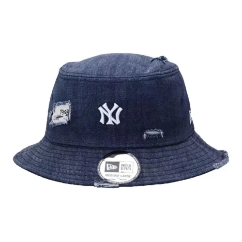 New Era Хлопок Полиэстер Панамы Унисекс Темно-Синий