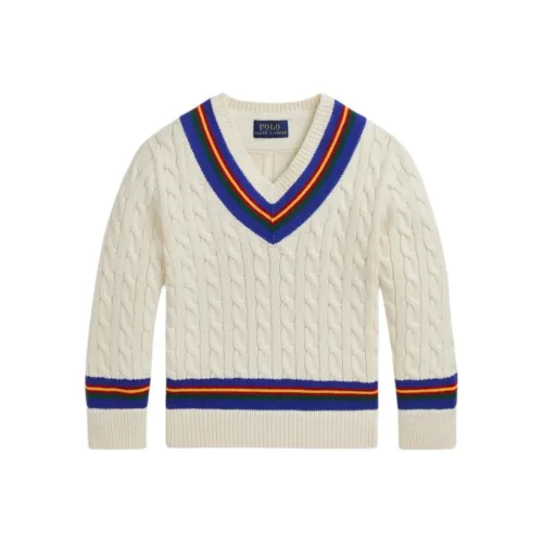 Polo Ralph Lauren Трикотаж FW24 Бежевый Желтый Детский