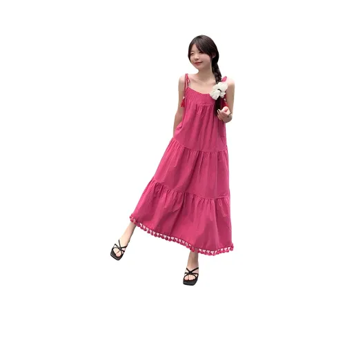 ZCDECO Фуксия Женские Слиплатья