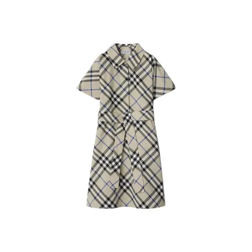 Burberry Серый Kids Платья