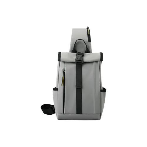 H YXIANG Нейлоновая сумка через плечо мужская светло-серый темно-серый черный