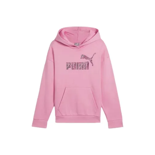 PUMA Свитшот ESS+ ANIMALhoodie Светло-фиолетовый для детей 3-7 лет