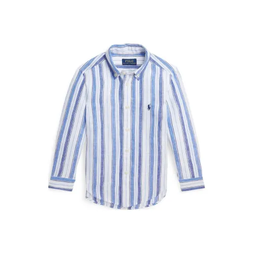 Polo Ralph Lauren Рубашка SS24 Морской Синий Детская