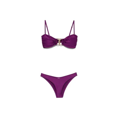 Zimmermann SS24 Бикини Женские Средний Фиолетовый
